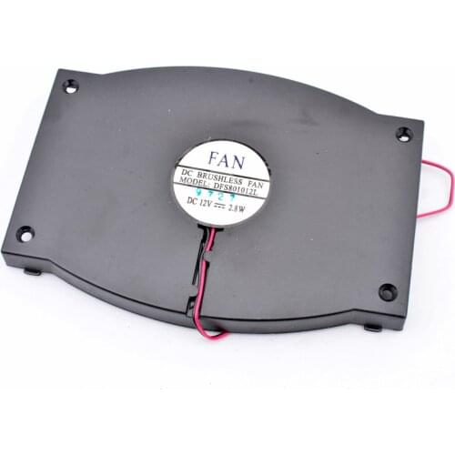 DFS801012L 12V 2.8W 2 wires for the cooling fan of the Removable Frame for 3.5" HDD