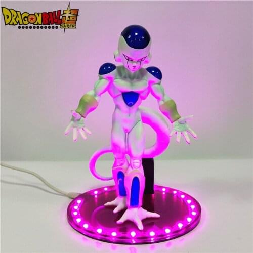 Dragon Ball Z Anime Figure Frieza Freezer Figurine LED Set Model Brinquedos Juguetes Model DBZ Collection Figural Toys Statue