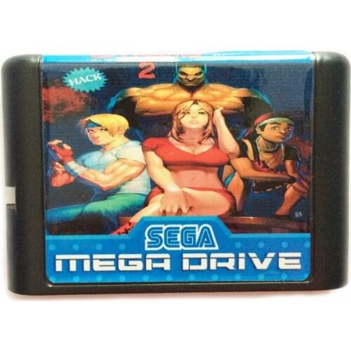 Hottest Streets of Rage 2 Hack Version Sega MD Game Cartridge For 16 bit Sega Mega Drive / Genesis