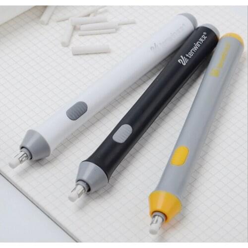 Electric Eraser 162 Refills Battery Powered Sketching Highlight Eraser Artists Stationery for Pencils Drafting/ Graphite Drawing
