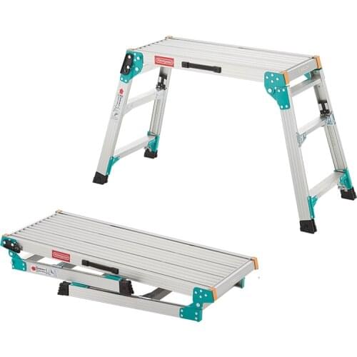 Aluminum alloy ladder engineering ladder portable telescopic multifunctional stool decoration platform ladder