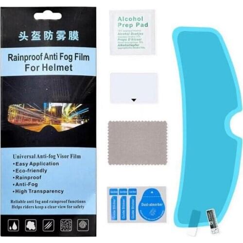 Motorcycle Helmet Optional Clear Rainproof Film Anti Rain Clear Anti-Fog Patch Screen for K3 K4 AX8 LS2 Helmets with Packing
