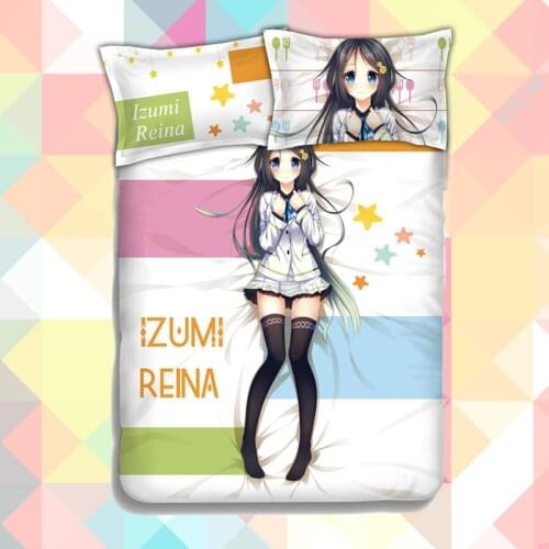 Anime Cartoon Myriad Colors Phantom World Quilt Cover Bedding Set With Pillow Cases Bed Sheet Duvet Cover Set 4pc No.CP20160109