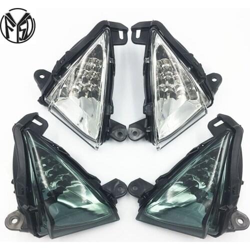 Front LED Turn Signal Indicator For KAWASAKI ZX6R ZX10R Z750 Z1000 NINJA 650R ER6N ER6F Motorcycle Accessories Light Blinker