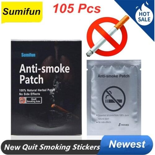 Stop Smoking Patches Quit Smoke Plaster 100% Natural Herbal Anti-Smoking Patch for Men Women Stop Smoking Patches