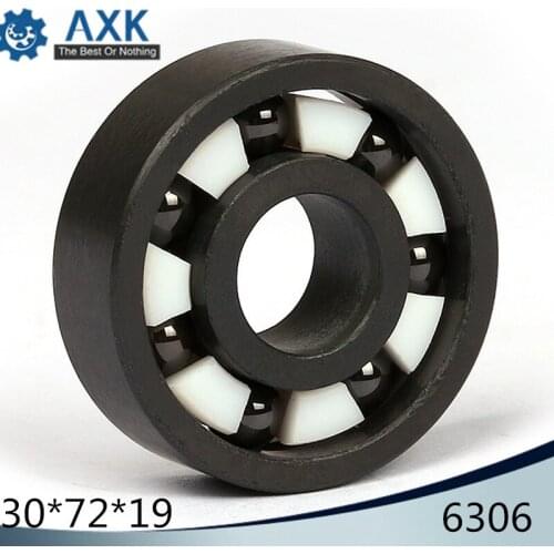 6306 Full Ceramic Bearing ( 1 PC ) 30*72*19 mm Si3N4 Material 6306CE All Silicon Nitride Ceramic Ball Bearings