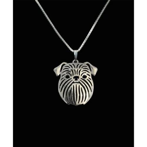 Drop shipping-Brussels Griffon (rough coat) necklace