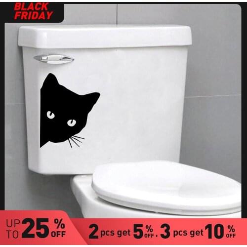 Modern Cat Wall Art Decal Wall Sticker Mural Bedroom Nursery Decoration Decal Creative Stickers