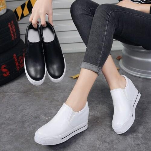 SUN FOR YOU Women's Hidden Platform Shoes