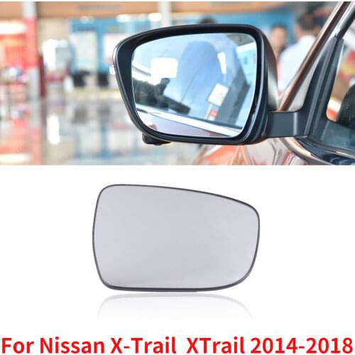 CAPQX For Nissan X-Trail XTrail 14-18 Side Rear View Rearview Mirror Glass Outside Reverse Mirror Lens with Heating or not