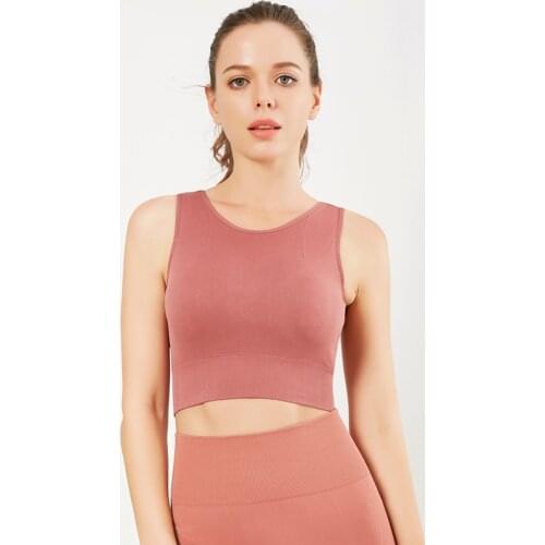 Yoga Vest Women Sports Sportswear sports bra Hollow seamless vest bra Women running fitness Bras Female Women Yoga Bra