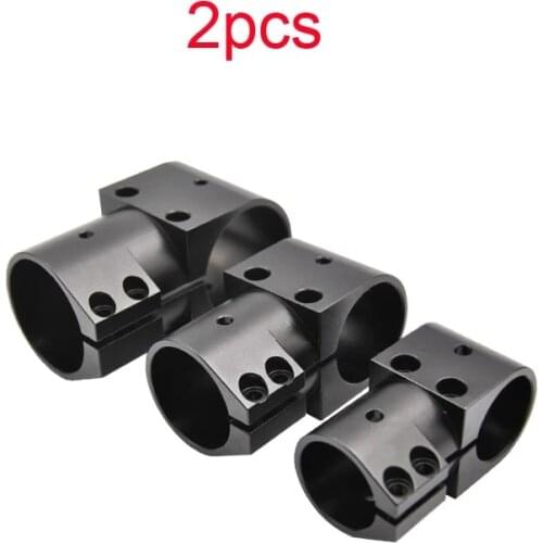2 Stuks Aluminium 16-40Mm Statief Tee Drieweg Gezamenlijke carbon Fiber Buis Aansluiting Klem Voor Rc Plant Uav Landingsgestel