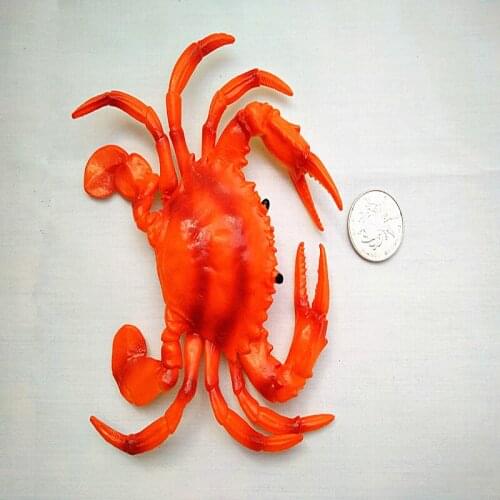 2Pcs Simulation Crab Fish Tank Landscaping Ornaments Creative Marine Life Plastic Toys Aquarium Decoration Supplies