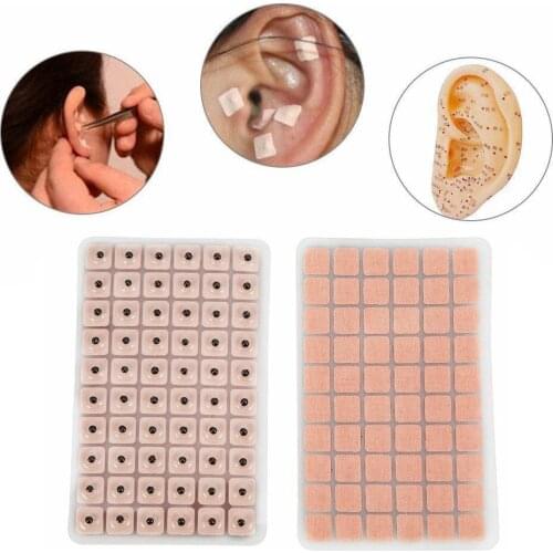 600 Pastes Magnetic Auricular Therapy Acupuncture Ear Therapy Bead Magnetic Press Vaccaria Magnetic Sticker Ear Sticker See N1N4