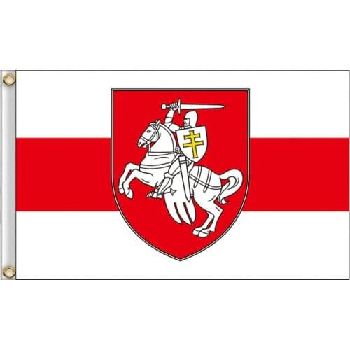 90x150cm Belarus Knight Pagonya Flag Decorative Flags And Banners Polyester Flying Banner