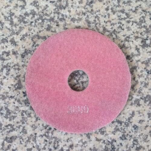 Diamond Wet Polishing Pad 5 inch Grit 3000 Granite Marble Polishing Pads 10 Pcs/lot