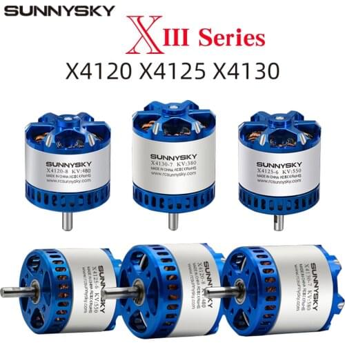SUNNYSKY X4120-III X4125-III X4130-III 380/420/ 440/ 480/ 550/610KV Brushless Motor for RC Quadcopter Airplanes Fixed Wing Plane
