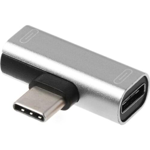 Dual Type C USB-C Earphone Headphone Charging Charger Adapter Splitter Convertor for xiaomi 6 6X 8 Note3 Mix 2 Mate