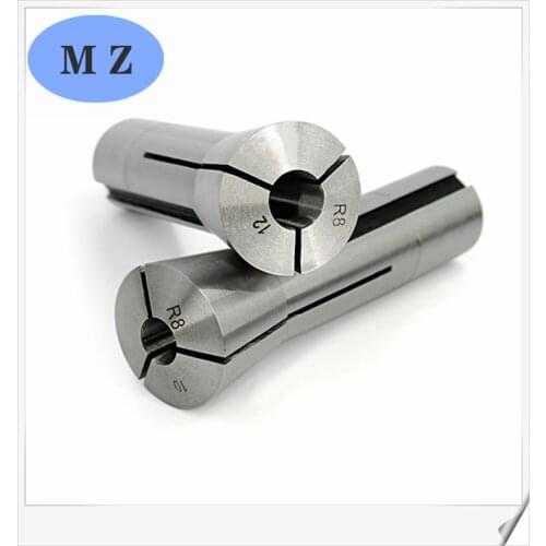 Inch 7/16 metric M12 thread R8 spring collet lathe collet chuck