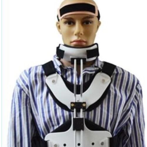Head and neck and chest orthoses adult neck collar with a postoperative neck fracture fixation bracket of cervical vertebra reha