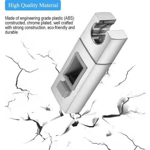 Hot Sale Replacement Adjustable 18-30mm ABS Chrome Hand Shower Head Holder For Shower Rail Bracket Slider Bar