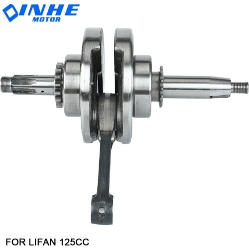 125cc Motorcycle crankshaft For LIFAN125cc LF125cc Air/Oil cooling Horizontal engines Dirt Pit Bike ATV Quad Parts 1P52FMI