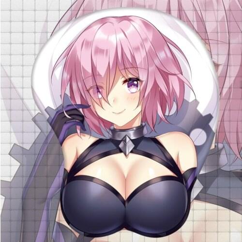 Fate/Grand Order Mash Kyrielight Figure 3d Anime Girl Soft Gel Gaming Mouse Pad Mousepad Wrist Rest Gifts Man Adult Toy