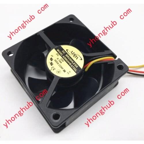 ADDA AD0624HB-A72GL DC 24V 0.15A 60x60x25mm Server Cooling Fan