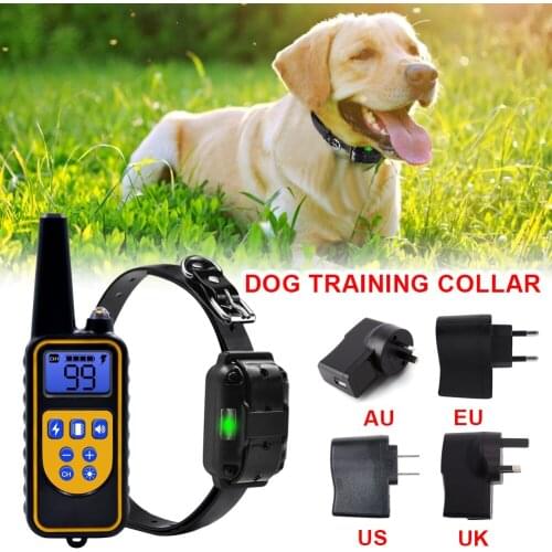 Dog Training Collar with Remote Rechargeable Waterproof Shock Collar for Dogs Beep Vibration and Shock