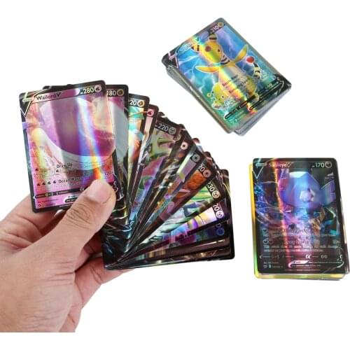 Pokemon 20-300Pcs English Version Battle Game Card TAG TEAM VMAX GX VMAX EX Pokemon Booster Box Collection Trading Shining Card