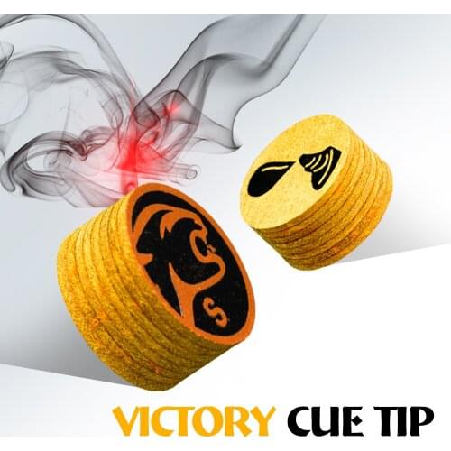 PREOAIDR Victory Tip 3142 Billiard Cue Tips 14mm 8 Layers Tip H/M/S Yellow Pool Cue Kit Tips Cost-effective Billiard Accessories
