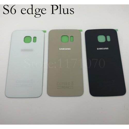 S6 edge+Rear Battery Cover Case Back Door Back Housing Glass Battery Housing For Samsung Galaxy S6 Edge Plus G928 G928F