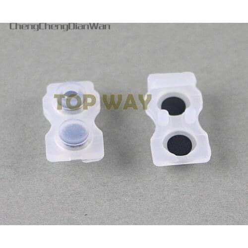 Silicone JDS 001 011 010 L1 R1 L2 R2 Rubber Conductive Button Pad Set For PS4 Conductives rubber pad ChengChengDianWan