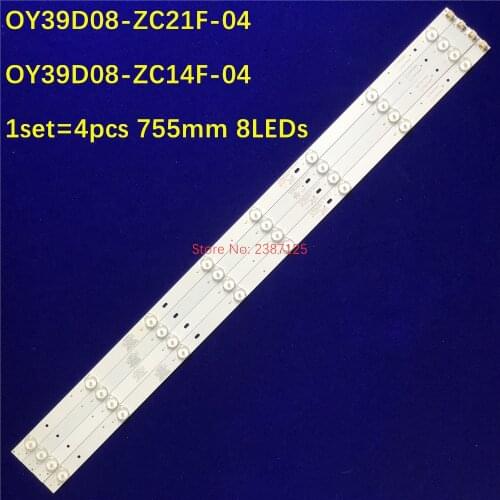 LED Backlight Strip 8Lamp For OY39D08-ZC21F-04 OY39D08-ZC14F-04 LED-39B350 LED-39B700S 303WY390037 303WY390033 LE39D71 LE39F51S