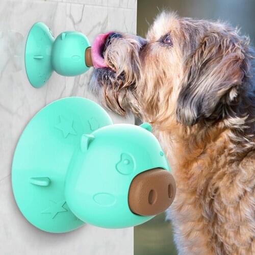 Pet Supplies Sucker Dog Toy Licking Device lLcking Plate Molar Cake Puzzle Bite-Resistant Natural Rubber Dog Teeth Cleaning Care