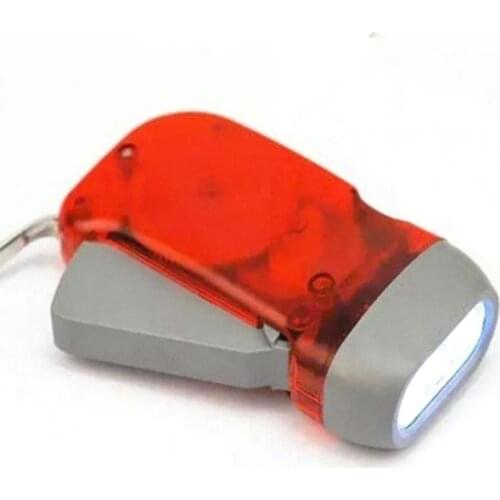 Outdoor Flashlight Never Lose Power Hand-held Power Generation Emergency Portable LED Flashlight Wrist Grip Exercise Bike Lamp