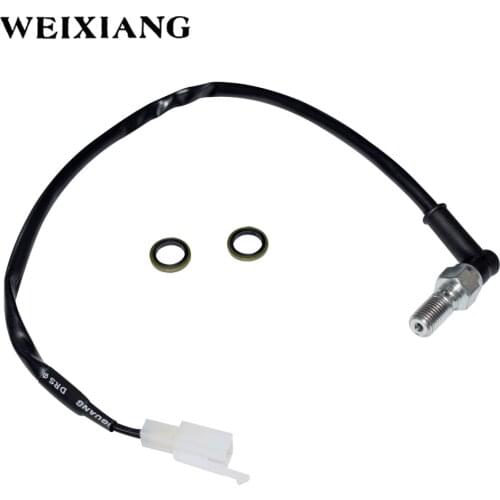 Universal M10x1.0mm M10x1.25mm Bolt Motorcycle ATV Dirt Bike Brake Light Switch Rear Brake Switch Cables