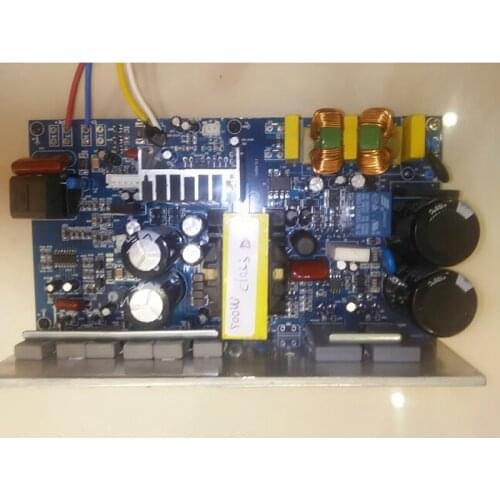 High-power 500W CLASS D digital two-way dual-power amplifier board, with a switching power supply integrated board 400W+100W