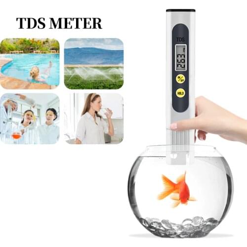 10pcs 0~990ppm Digital TDS Meter Water Quality Conductivity Monitor Purity Tools for Aquarium Pool Water 40%off