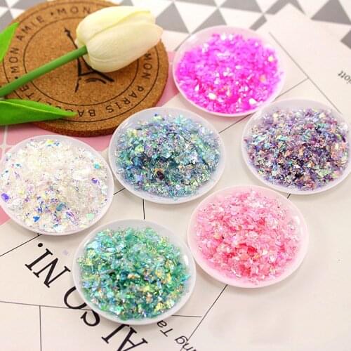 12 colors 20g crystal epoxy crystal mud filler candy paper decoration DIY material shell paper