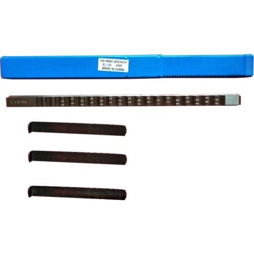 16mm E Push-Type HSS Keyway Broach E1/16 Metric Sized Cutting Tool for CNC Machine New with 3pcs Shim
