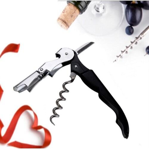 200pcs/lot Multifunction Beer and Wine Screw Corkscrew Opener Wine Champagne Grape Wine Bottle Opener