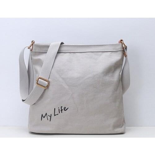 2021 Canvas Female Bag Large Crossbody Bags Japan Style Casual Wild Student Daily Travel Shoulder Handbags Women Messenger Bags