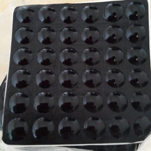 36PCS 15*3mm Black White Soft 3M Self-Adhesive Anti Slip Silicone Rubber Feet Pads High Sticky Bumper Damper Shock Absorber