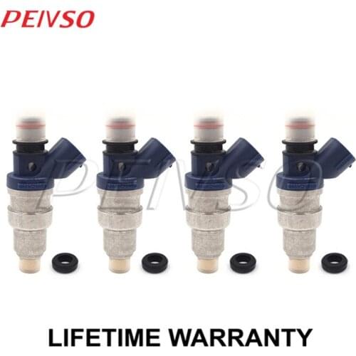 4x 23250-75040 23209-75040 23209-79085 fuel injector for TOYOTA EU Hilux 2.4L 2RZ 1997~2001