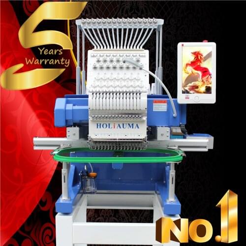 Home use for small single head 15 needle newest A15 Dahao computerized type embroidery machine for Kenya