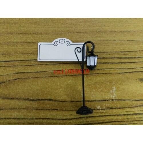 Free Shipping Bourbon Street Streetlight Wedding Place Card Holder Wedding Favors Gifts Party Accessory Decoration Supplies
