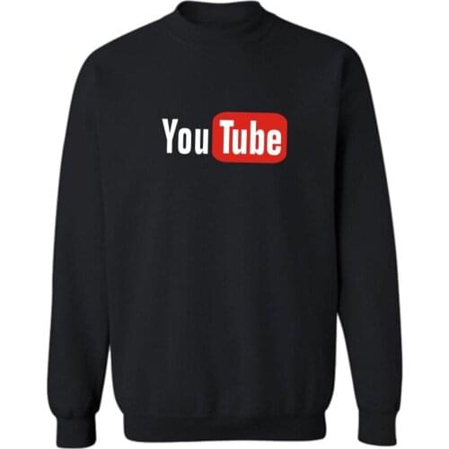 Youtube Design Fashion Hoodie Sweatshirt Men/Women Harajuku You Tube Hoodies Sweatshirts Sudaderas Hombre Brand Tops Clothing