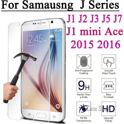 Screen Protector Tempered Glass Film For Samsung Galaxy J1 mini 2016 J2 J3 J7 2015 A3 A5 J5 Prime G530 Toughened Explosion Proof