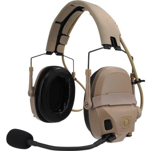 FCS amp dual channel pickup noise reduction communication tactical headset, shooting hearing protection earmuff